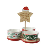 Kitchen Goods Porcelain Tapas with Base Set of 5pcs